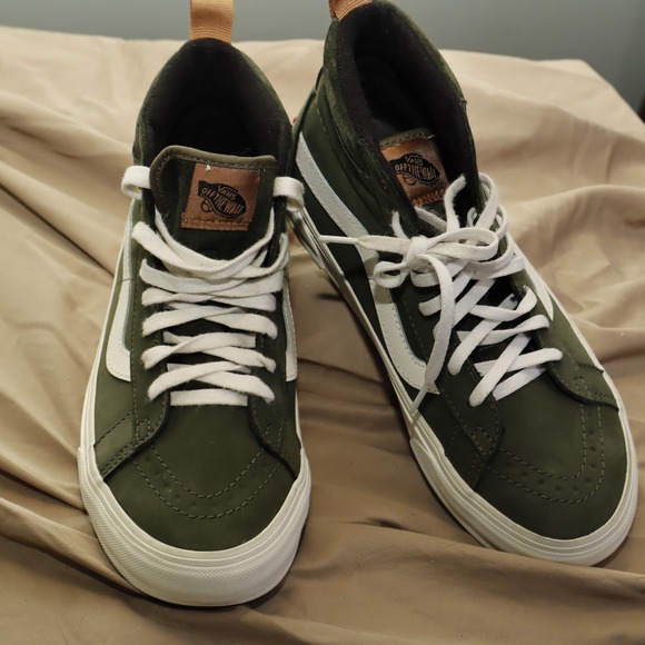 Vans Sk8 Hi MTE Waterproof Insulated Sneakers Green Men 6.5 Women 8 - Picture 12 of 12
